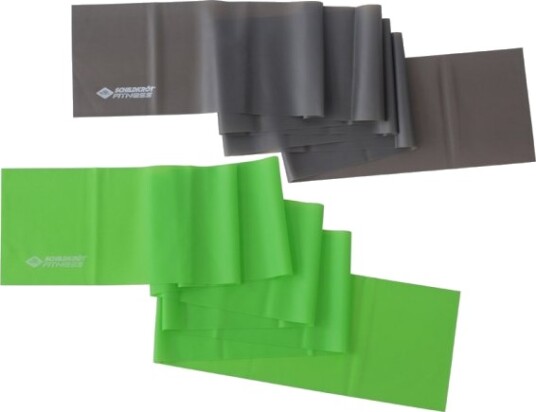 Schildkröt Fitness 960120 Antrasitt Grønn 2 Stykker Termoplastisk Elastomer Tpe 2 M 150 Mm