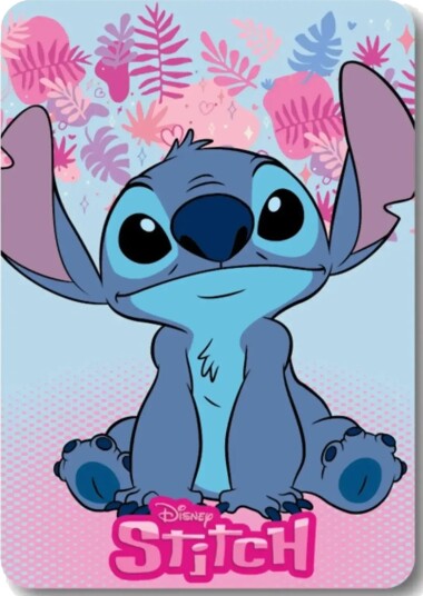 Lilo & Stitch Fleece Blanket Pink