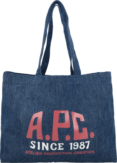 A.P.C. Diane Carpenter Tote Bag Blue ONE SIZE A.P.C. Diane Carpenter Tote Bag Blue ONE SIZE