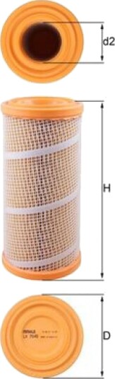 Luftfilter KNECHT LX 7045