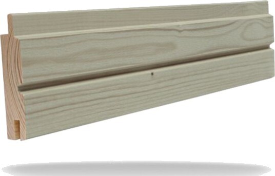 Superwood Kledning profilert gran beiset 21x95 mm falset sporpanel klasse 1 zink Superwood Kledning profilert gran beiset 21x95 mm falset sporpanel klasse 1 zink