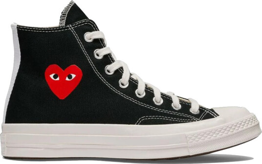 Comme des Garçons Play Herre Sko Svart 37 EU,