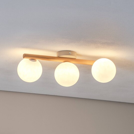 TK Lighting Estera taklampe opalt glass tre 3 lyskilder