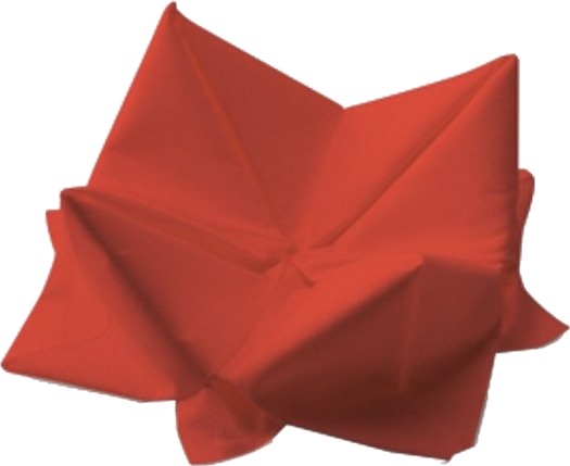 Serviet Duni 40X40 Cm 3 Lag Rød 125 Stk,125 Stk/Pk