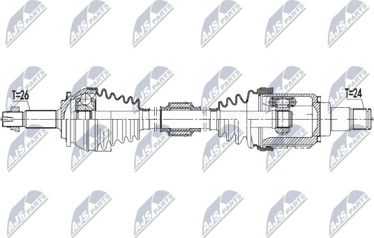 Nty Drivaksel NTY NPW TY 096 Nty Drivaksel NTY NPW TY 096