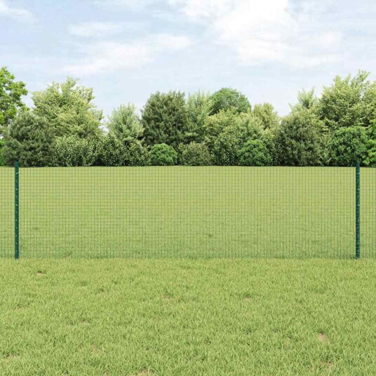 Gjerde med innlegg. grønn 0.6 x 50 m Stål