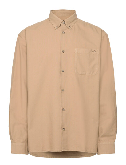 A.P.C. Shirt Mateo Logo Beige M