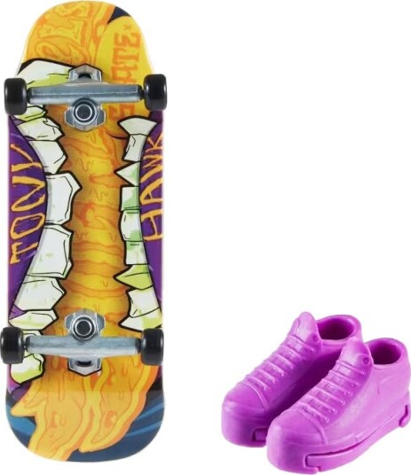 Hot Wheels Skate Fingerskateboard Med Skatesko 5+ År Tony Hawk