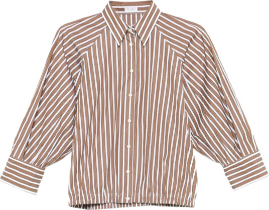 Brunello Cucinelli Dame Bluser & Skjorter Brun M,