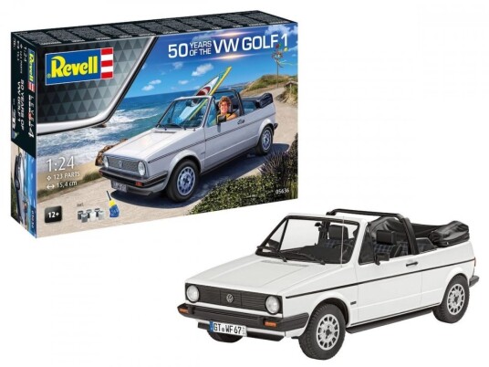 Revell Startsett 1/24 50 Years of the VW Golf 1