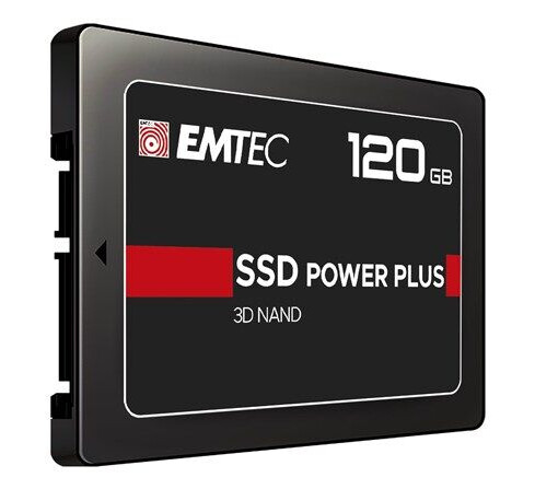 Emtec X150 Power Plus 3D NAND SSD - 120GB - SATA-600 - 2.5" Emtec X150 Power Plus 3D NAND SSD - 120GB - SATA-600 - 2.5"