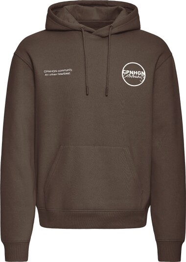 Blend Bhlouis Graphic Txt Hood Sweat Brown XXL