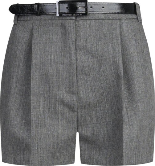 Elisabetta Franchi Dame Shorts Grå S,