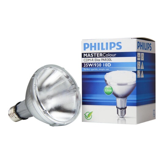 Philips MASTERColour E27 CDM-R Elite PAR30L 35W 30D - 930 varm hvit | beste fargegjengivelse