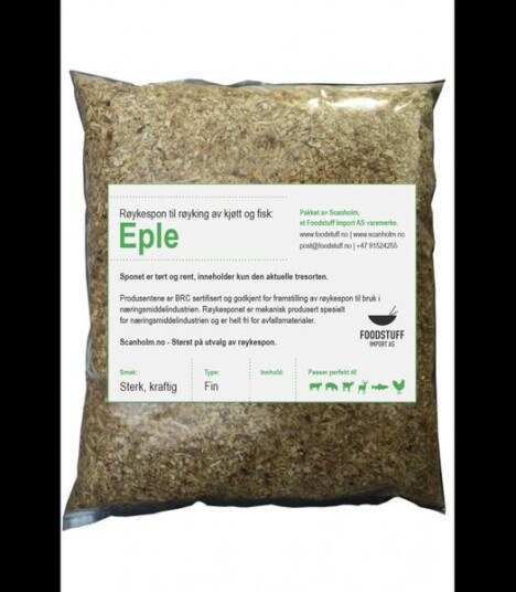 FUMY Røykemel av Eple, 3Liter MEL. Røykespon.