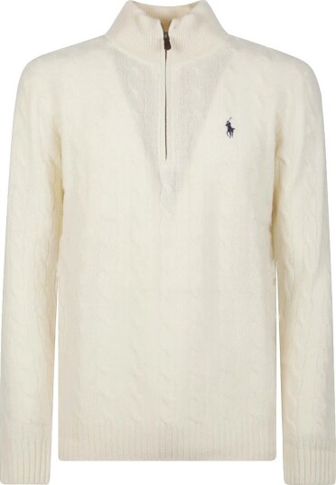 Polo Ralph Lauren, Herre, Strikkevarer, Hvit, M,