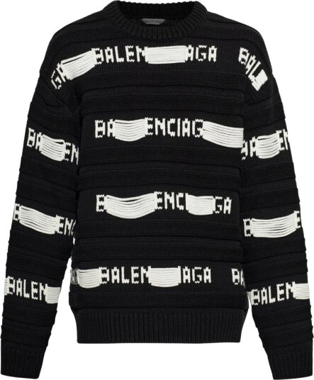 Balenciaga Herre Strikkevarer Svart XL,