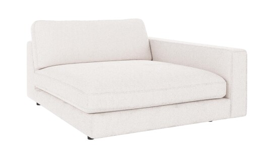 Rowico Home Duncan 1,5 seters sjeselong H Hvit Alice 101 129 x 150 x 78 cm Hvit