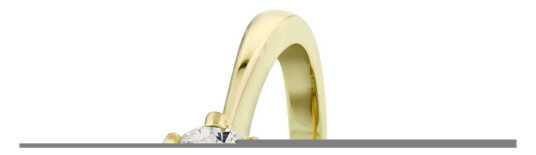 Pan Jewelry, Ring i forgylt sølv med zirkonia, størrelse 58