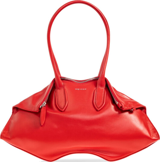 Alexander McQueen Dame Vesker Rød ONE SIZE,