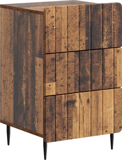  Nattbordskap Gammelt tre 43x 41 x 68 cm Konstruert tre