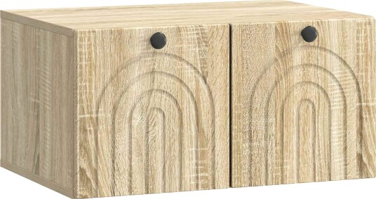 Vegghengt TV skap Sonoma eik 59,5 x 41 x 30 cm Konstruert tre Vegghengt TV skap Sonoma eik 59,5 x 41 x 30 cm Konstruert tre
