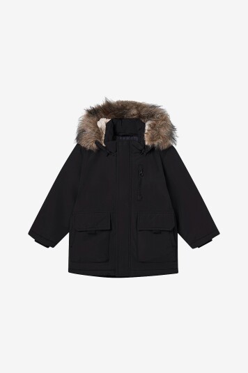Name It Jakke nmmMaster05 Parka Jacket PB FO Svart