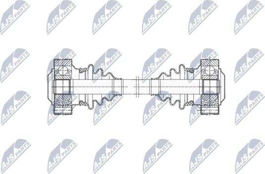 Nty Drivaksel NTY NPW BM 196 Nty Drivaksel NTY NPW BM 196