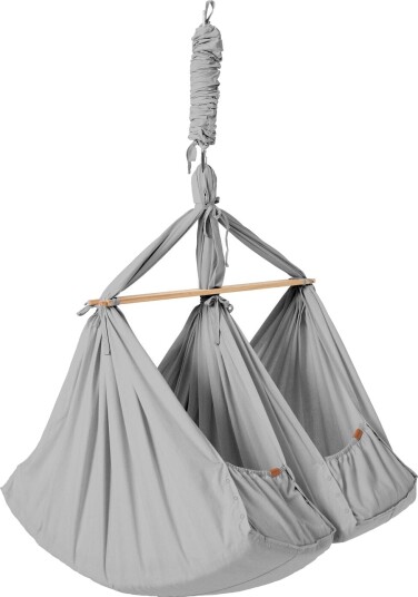 MEMBANTU Grey Organic Twin Hammock Basic