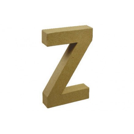 Diverse Pappbokstav Z 20x11,5cm 1 stk