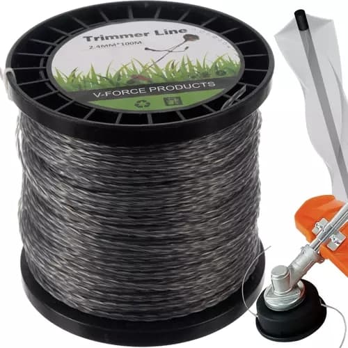 100m Trimmertråd / Trimmerline Line til Trimmer 2,4mm 100m Trimmertråd / Trimmerline Line til Trimmer 2,4mm