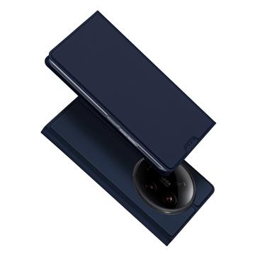 Xiaomi 14 Ultra Dux Ducis Skin Pro Flip-deksel Blå