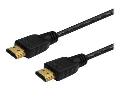 SAVIO CL-38 - HDMI-kabel med Ethernet - 15 m