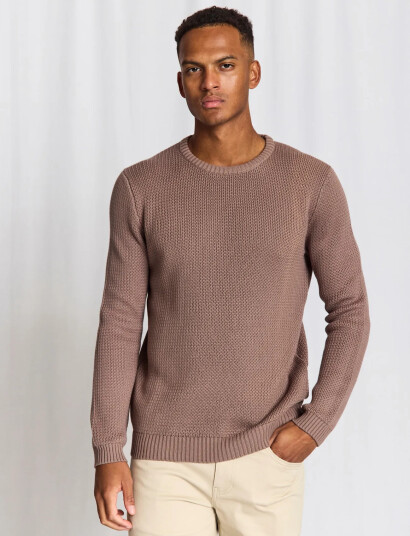 Bruun & Stengade Bs Raffaele Regular Fit Knitwear   Brown   XL