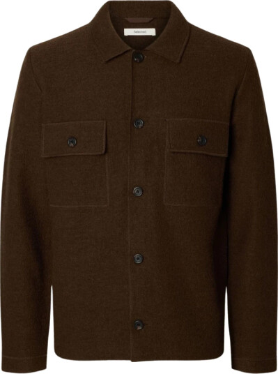 Selected Slmnealy Ls Knit Workwear Cardigan Noos Brown S Selected Slmnealy Ls Knit Workwear Cardigan Noos Brown S
