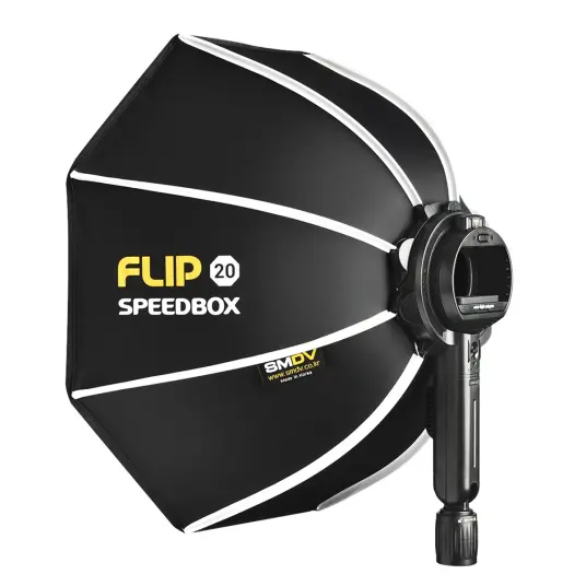 SMDV Speedbox Flip20G Speedlite 50cm Foldbar Octa softboks Speedlite ø 50 cm