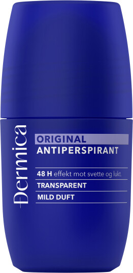 Dermica antiperspirant original 48 timers roll-on 50 ml Dermica antiperspirant original 48 timers roll-on 50 ml