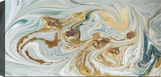 Canvasbilde YTY Abstract & Fractals Flerfarget 120x50 cm