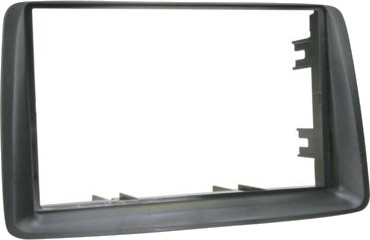 2 Din Radioramme Fiat Panda 10/2003 03/2013 Grå