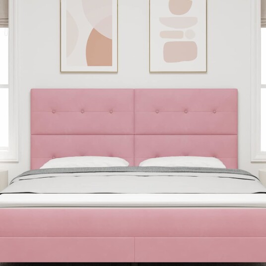 LED Hodegavl Rosa 90 cm Fløyel