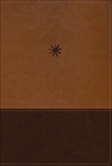 NBLA Biblia Cronologica de Estudio Interior a cuatro colores Leathersoft dos tonos cafe Comfort Print