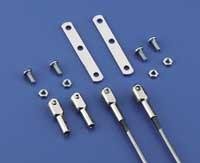 Dubro 205  4-40 STEEL ROD END ASSEMBLY