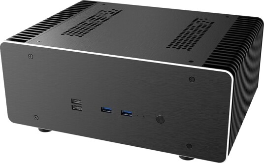 Akasa A-ITX48-M1B Mini-ITX Kabinett Aluminium Sort Akasa A-ITX48-M1B Mini-ITX Kabinett Aluminium Sort