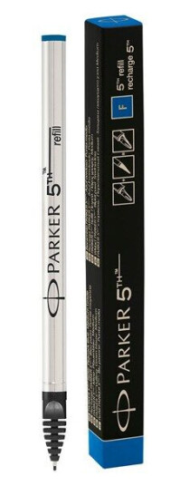 Parker 5th Technology Pen Ink Refill  Fine Point  Blå Ink  1 Count