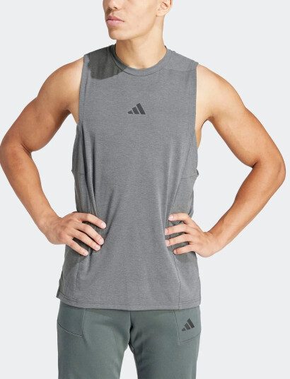 adidas Performance D4T Tank - Grey - S