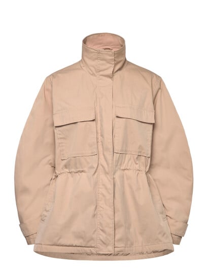 Monki Hoodie Jacket Beige S