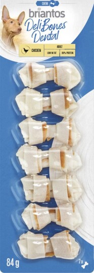 Briantos Deli Bones Dental knotted for hunder 6 x 14 cm 420 g Briantos Deli Bones Dental knotted for hunder 6 x 14 cm 420 g