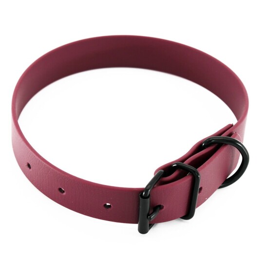 Heim Collar BioThane, bordeaux - 36 - 44 cm i halsomkrets, B 25 mm