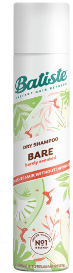 Batiste Bare Tørrsjampo 200 ml - Duftende og Volumgivende Spray for Alle Hårtyper