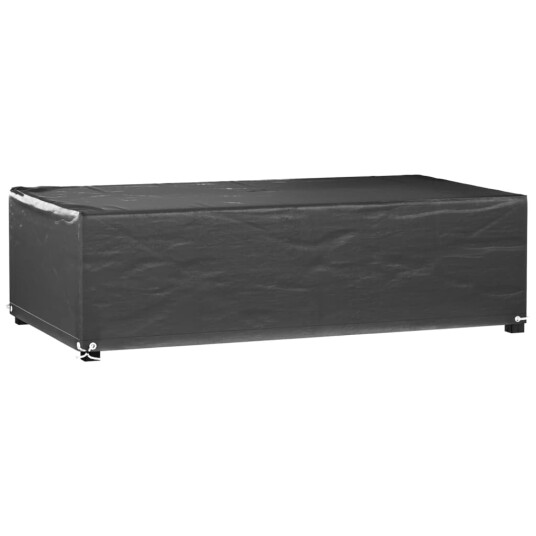 vidaXL Hagemøbeltrekk 8 maljer 125x70x35 cm rektangulær